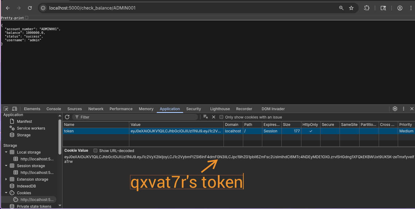 BOLA — standard user accessing admin balance