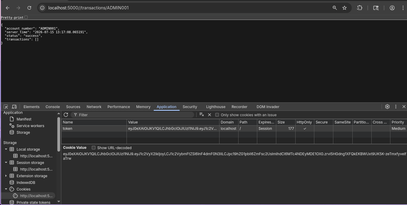 BOLA — admin profile returned to standard user