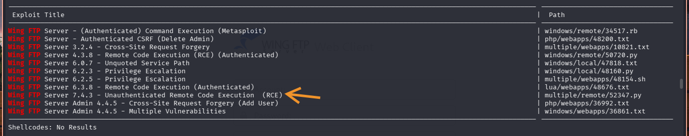 searchsploit